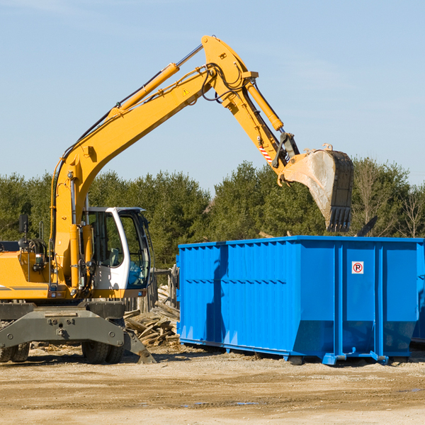 are there any restrictions on where a residential dumpster can be placed in Williamsburg VA